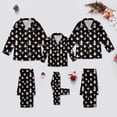 thumbnail image 7 of Fgnfyis Family Christmas Pajamas Matching Sets Silk Satin Print Long Sleeve Button Down Soft Cozy 2 Piece Pajamas Set Tops Pants Nightwear, 7 of 7