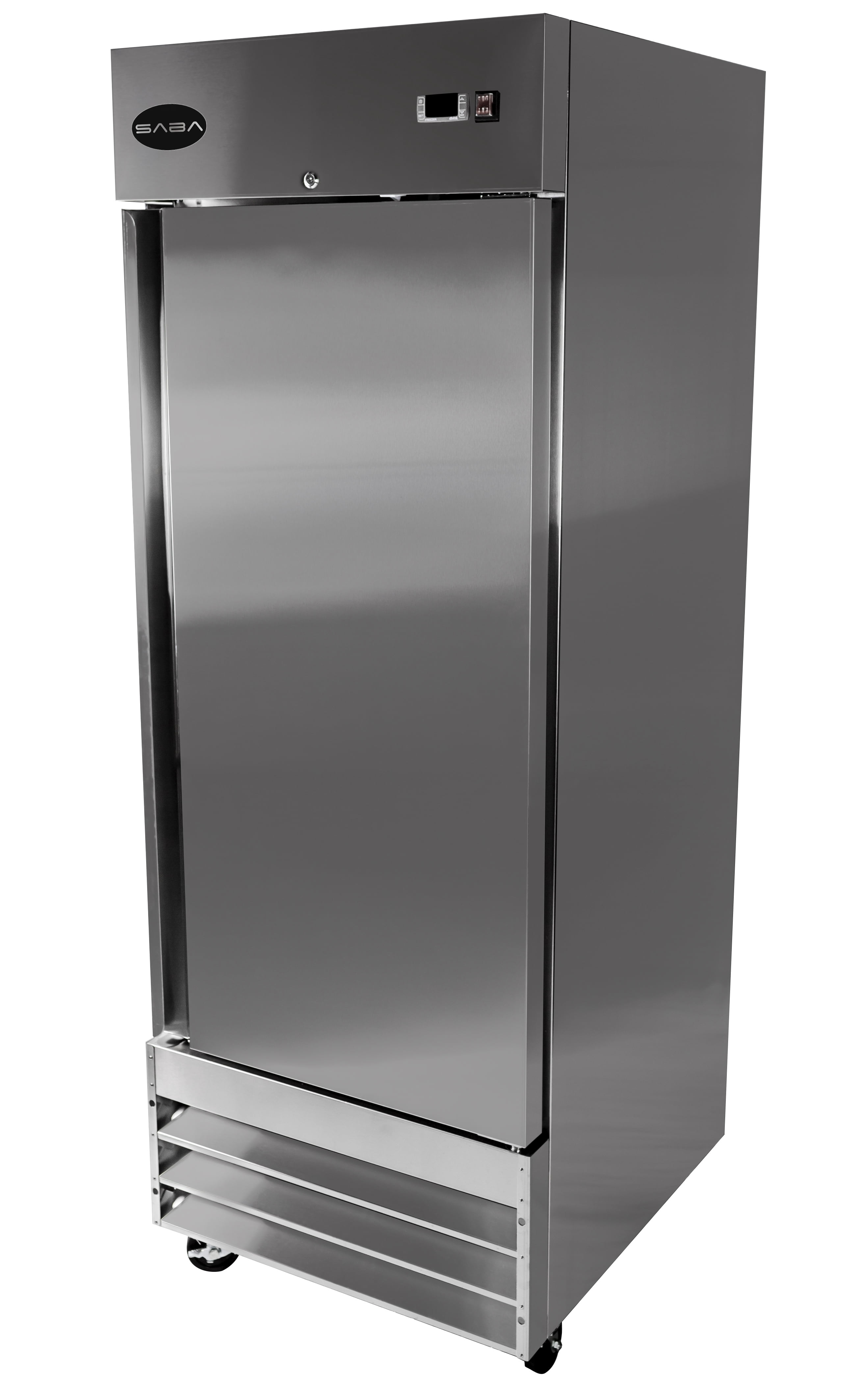 Heavy Duty Commercial 23 cu ft Solid Door Stainless Steel Upright Reach-in Freezer (1 Door)