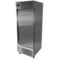 thumbnail image 6 of Heavy Duty Commercial 23 cu ft Solid Door Stainless Steel Upright Reach-in Freezer (1 Door), 6 of 8
