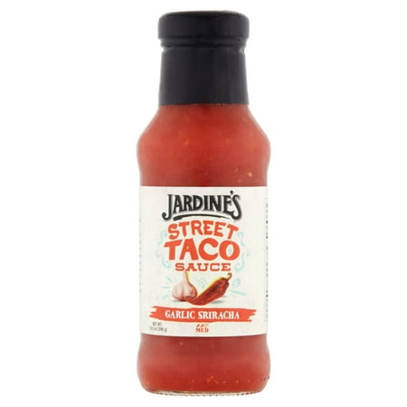 (2 Pack) Jardine's Garlic Sriracha Street Taco Sauce, 10.5
