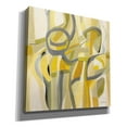 thumbnail image 2 of Epic Graffiti 'Mid Mod Yellow' by Silvia Vassileva, Canvas Wall Art, 18"x18", 2 of 8
