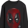 thumbnail image 3 of Marvel Deadpool & Wolverine - Oversized Face - Men's Long Sleeve Graphic T-Shirt, 3 of 5