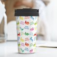 thumbnail image 6 of Honeii Happy Easter Rabbit Print Travel Coffee Mug Insulated Coffee Cup with Leakproof Lid, Coffee Tumbler, Reusable Coffee Cups with Seal Lid, 6 of 8
