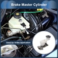 thumbnail image 2 of Unique Bargains Brake Master Cylinder with Reservoir No.46100SENH51 for Honda Fit 2005-2008 Hydraulic Master Cylinder Silver Tone Aluminum Alloy 1 Pcs, 2 of 7
