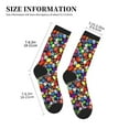 thumbnail image 3 of Rocae Easter Eggs2 for Adult Socks Casual Athletic Stretchy Loose Socks for Women Men Non-Slip Middle Tube Socks, 3 of 7