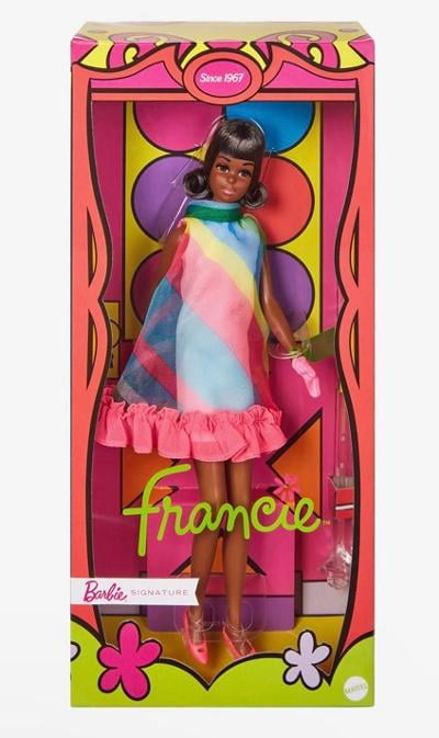 Mattel Creations Exclusive Barbie Signature Francie 1967 Doll ...