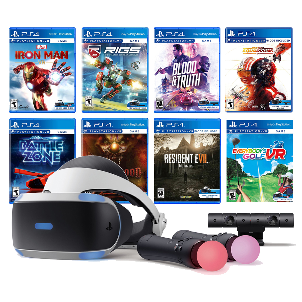 PS5 Compatible: VR Headset, Camera 