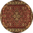 thumbnail image 1 of Ahgly Company Indoor Round Persian Brown Traditional Area Rugs, 5' Round, 1 of 4