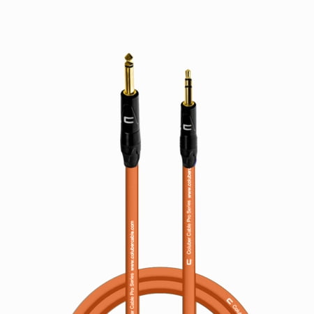 Coluber Cable 1/4" TS Male to 3.5 TRS Male - Pro 3-Pin Microphone Connector