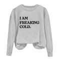 thumbnail image 4 of LFEOOST Toddler Boy & Girl Casual Long Sleeve Pullover Sweatshirt Kids Unisex Crewneck Tops for Fall Winter Gray 5-6 Years, 4 of 6