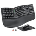thumbnail image 1 of Teclado y ratón MEETION, ergonómicos, inalámbricos, recargables, 1 of 8