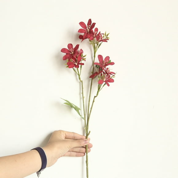 Agiferg Artificial Flower Dancing Orchid Fake Flower Home Wedding Party Floral Decor