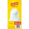 thumbnail image 6 of Glad 13-Gallon Tall Kitchen Quick-Tie Trash Bags, White, 68 Bags, 6 of 7