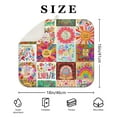 thumbnail image 4 of Bohemian Patterned Kitchen Dish Drying Mat 16x18 Inch Super Absorbent Microfiber Washable Reusable Dish Drainer Pad for Cafe and Home, 4 of 7