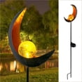 thumbnail image 5 of Toystoory Lámpara de césped con energía solar Exquisita luz de calle de tierra Varilla de caña Ángel Llama Luna Lámpara solar LED decorativa Vidrio Iluminación y accesorios Numero 5 Toystoory HA026466-05, 5 of 5