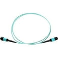 thumbnail image 2 of Axiom - Network cable - MTP/MPO multi-mode (M) to MTP/MPO multi-mode (F) - 9 m - fiber optic - 50 / 125 micron - OM4 - riser - aqua, 2 of 4