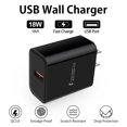 thumbnail image 5 of USB Wall Charger Block,HAOANO 2PACK QC 20W USB Wall Charger Charging Block USb A  to C Charger with 2PACK Charging Cable 6ft Android Phone Charger for Samsung Galaxy Fast Charger Block, 5 of 5