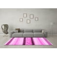 thumbnail image 3 of Ahgly Company Indoor Rectangle Abstract Pink Contemporary Area Rugs, 5' x 8', 3 of 4