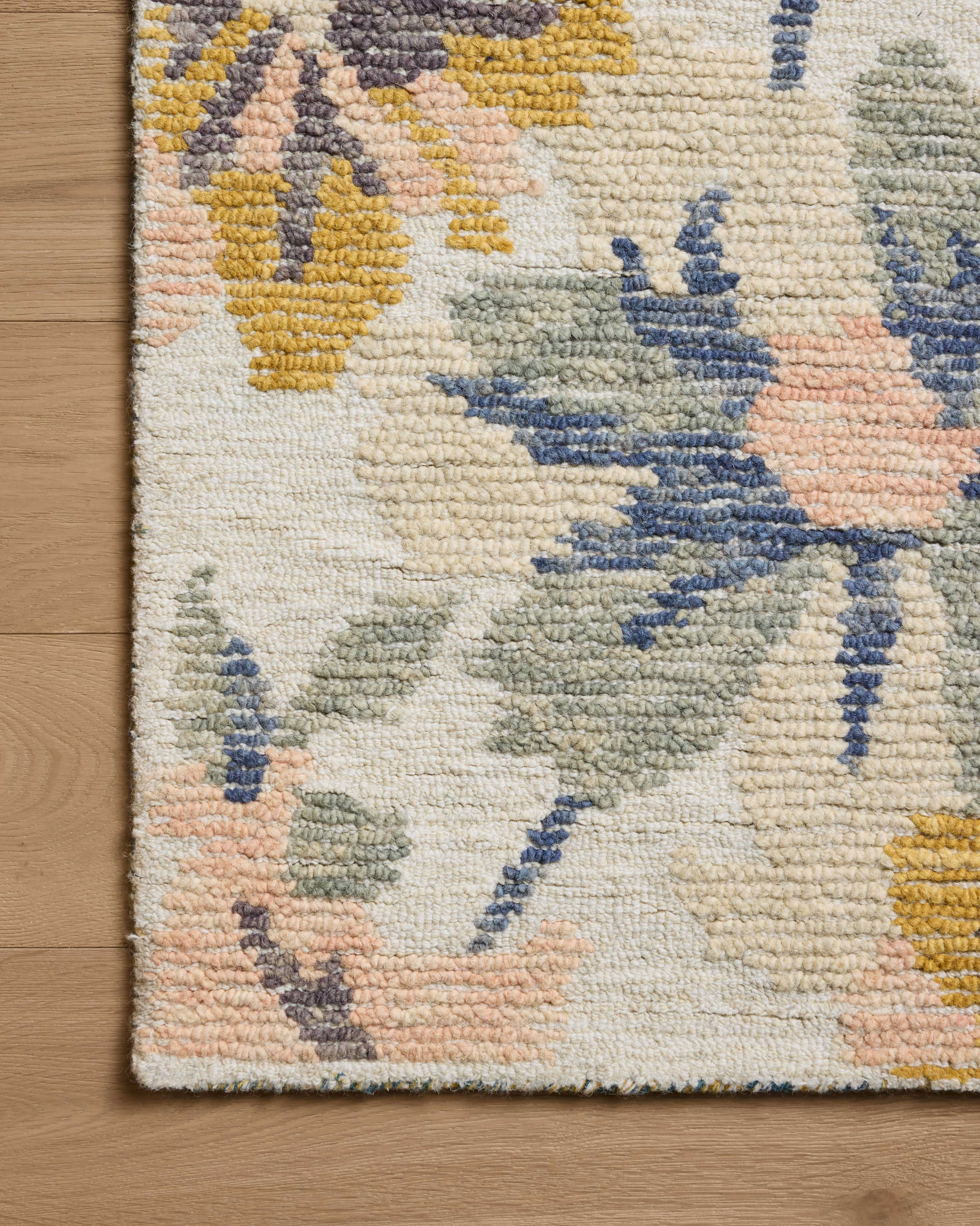 Loloi Tilly Bone / Multi 7'-9" x 9'-9" Area Rug