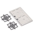 thumbnail image 1 of Dollhouse 3PCS Miniature Stove Model High Simulation Alloy Cook Stove Dollhouse Kitchen Accessory Decorations, 1 of 8