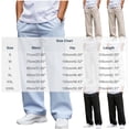 thumbnail image 3 of Men's Lightweight Ribbed Cooling Pants with Pockets Quick Dry Baggy Walking Pants Workout Athletic Travel Pants, 3 of 8