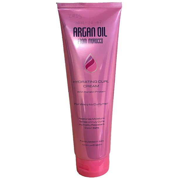 Aceite de Argán de Marruecos Crema Hidratante para Rizos con Proteína de Queratina 13 fl.oz. (384ml)
