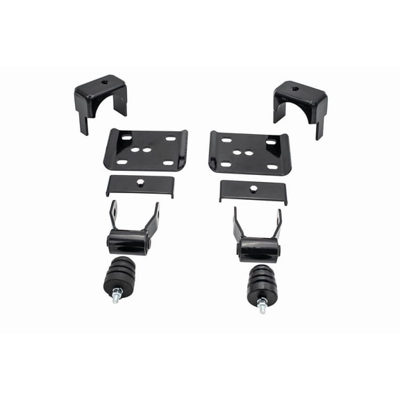 Trekline: 6" Rear Drop ( Axle Flip Kit   Lift Shackles) FOR 2014 - 2018 Chevy / GMC Silverado / Sierra 1500 2WD / 4WD