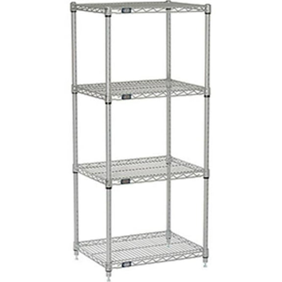 Wire Shelving - Silver - 24 x 18 x 54 in.