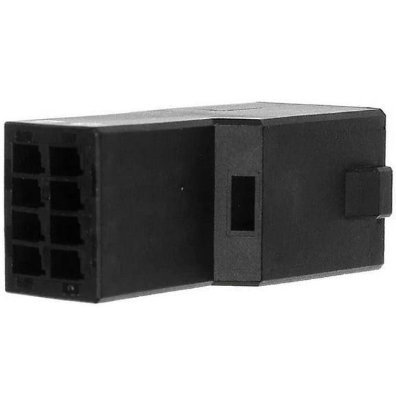 1-1318115-4 Connectors 8 Rectangular - Housings Plug Black 0.098" (2.50mm)