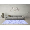 thumbnail image 3 of Ahgly Company Machine Washable Indoor Rectangle Oriental Blue Traditional Area Rugs, 2' x 4', 3 of 4