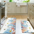 thumbnail image 3 of Kitchen Mat 2 PCS, Anti Fatigue Kitchen Mats for Floor, Waterproof Non Slip Kitchen Rugs, Cushioned Foam Standing Mat for Laundry, Sink, Oven, Desk, Office (White), 3 of 6
