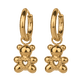 thumbnail image 2 of Aretes Mujer Oro 14k, LuckyLy Set de Regalo 3 en 1, Arracadas y Charms, Acero Inoxidable Baño Oro 14k, Zirconia Cúbica y Perlas – Joyería ideal como Regalos para Mujer San Valentín y Navidad, dorado, 2 of 7