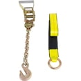 thumbnail image 3 of Auto Hauler Car Flatbed Tie Down  Kit Lasso Wheel Ratchet Tie Down Straps w/ Chain, 3 of 4