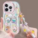 thumbnail image 4 of Funda Para Samsung 3d Cute Rabbit Bear + Chain Lanyard, 4 of 6