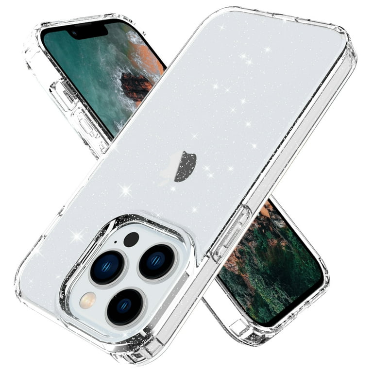 Allytech Bling Shell Phone Case for Apple iPhone 14, Glitter