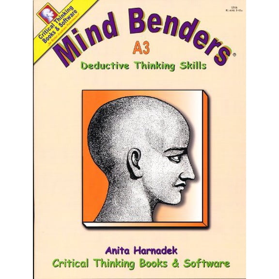 Pre-Owned Mind Benders Grades 3-6+ Book A3: Deductive Thinking Skills (Paperback) 0894551213 9780894551215