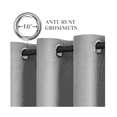 thumbnail image 5 of Cortina Para Ventana 214x160cm Aislado 2 Paneles Drak Gray, 5 of 5