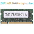 thumbnail image 1 of Memoria RAM DDR2 de 4 GB a 800 MHz para portátil PC2 6400, 2RX8, 200 pines SODIMM para AMD, 1 of 8
