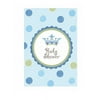 Little Prince Baby Shower Party Postcard Invitations With Blue Envelopes - 5 3/4in. x 3 3/4in. - 8 Pack (499458)