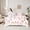 White Pink, variant on Homewish Dreamy Rainbow Cloud Twin Bedding Sets 7-Piece, Cream Pink Cartoon Dinosaur Bedding Comforter Set, Teens Kids Boys Girls Reversible Sheet Sets, Microfiber Bedroom Decor