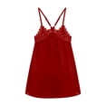 thumbnail image 5 of Yuhangmm Tank Tops for Women,Women's Strappy Tank Top Round Neck Sleeveless Layering Camisole For Versatile Basic Camisole Red S, 5 of 5