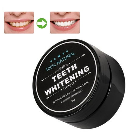 Quickly & Easily Teeth Whitener Activated Natural Whitening Coconut Charcoal Cleaner Stain (Best Way To Whiten Teeth Quickly)