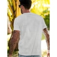 thumbnail image 4 of Men's Casual Short-Sleeve T-Shirt With " Boston Est 1997 " Vibrant Letter Print, Comfortable Top For Spring And Summer, Crew Neck Tee, Relaxed Fit, 4 of 12