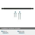thumbnail image 4 of Amerock Ballard 12-5/8 inch (320mm) Center-to-Center Matte Black Cabinet Pull, 4 of 6