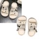 thumbnail image 3 of Sandalias lindas de dibujos animados para mujer decoración de oso moda suave cómoda DIY zapatillas de playa para fiesta de viaje, 3 of 8