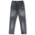 thumbnail image 3 of chopper club Boys Denim Jeans in Premium Stretchable Cotton 3x1 Fabric in Slim Fit and Round Elastic Pull on Jeans DX 5, 3 of 3