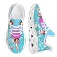 thumbnail image 1 of Zapatillas de deporte de malla suave con diseño de enfermera para mujer, ligeras, de talla grande, cómodas, con plataforma y cordones., 1 of 6