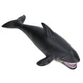thumbnail image 2 of Estatuilla de animales del océano, estatuilla de animales marinos, juguete de ballena negra, funcionalidad versátil realista de animales del océano, 2 of 8