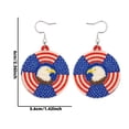 thumbnail image 3 of geerera Independence Day Theme Party Earrings Holiday Party Dress Up Ambiance Jewelry Pentagram Bow Hanging Ring, 3 of 6
