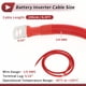 thumbnail image 3 of Unique Bargains 1 Pc Cable Inversor de Batería Cable de Batería 5/16" Lug 1/0 AWG Gauge 6.5FT Rojo de Cobre Estañado, 3 of 7